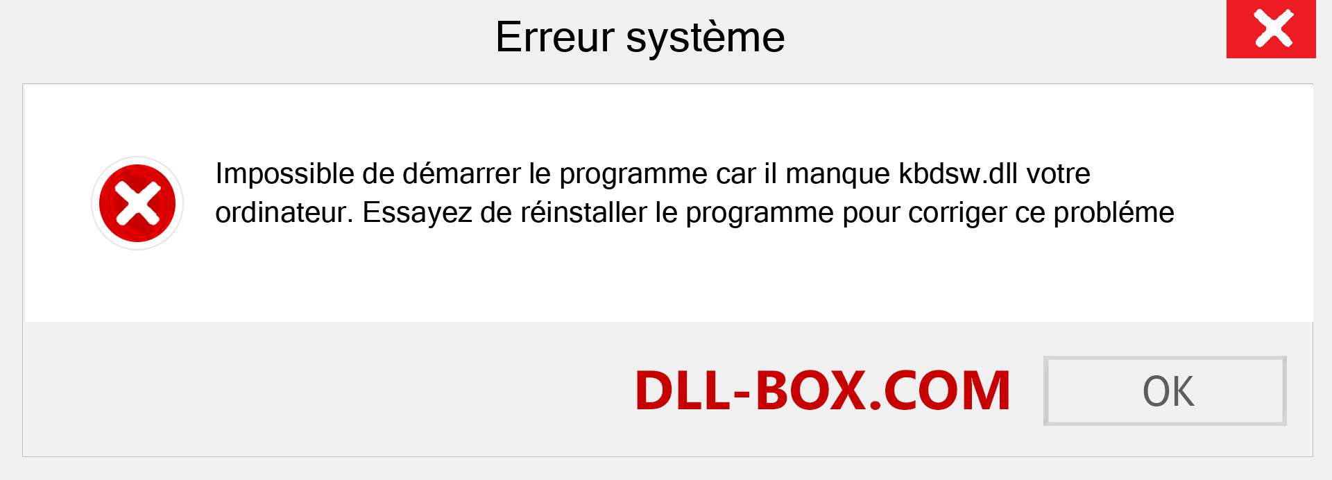 Le fichier kbdsw.dll est manquant ?. Télécharger pour Windows 7, 8, 10 - Correction de l'erreur manquante kbdsw dll sur Windows, photos, images